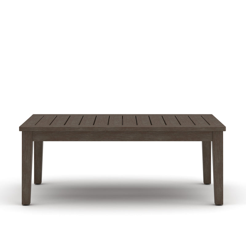 Adams Lane Dark Brown/Beige Outdoor Coffee Table - PCP602-701