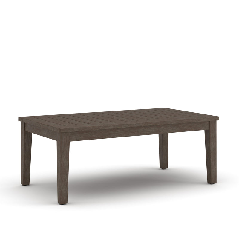 Adams Lane Dark Brown/Beige Outdoor Coffee Table - PCP602-701