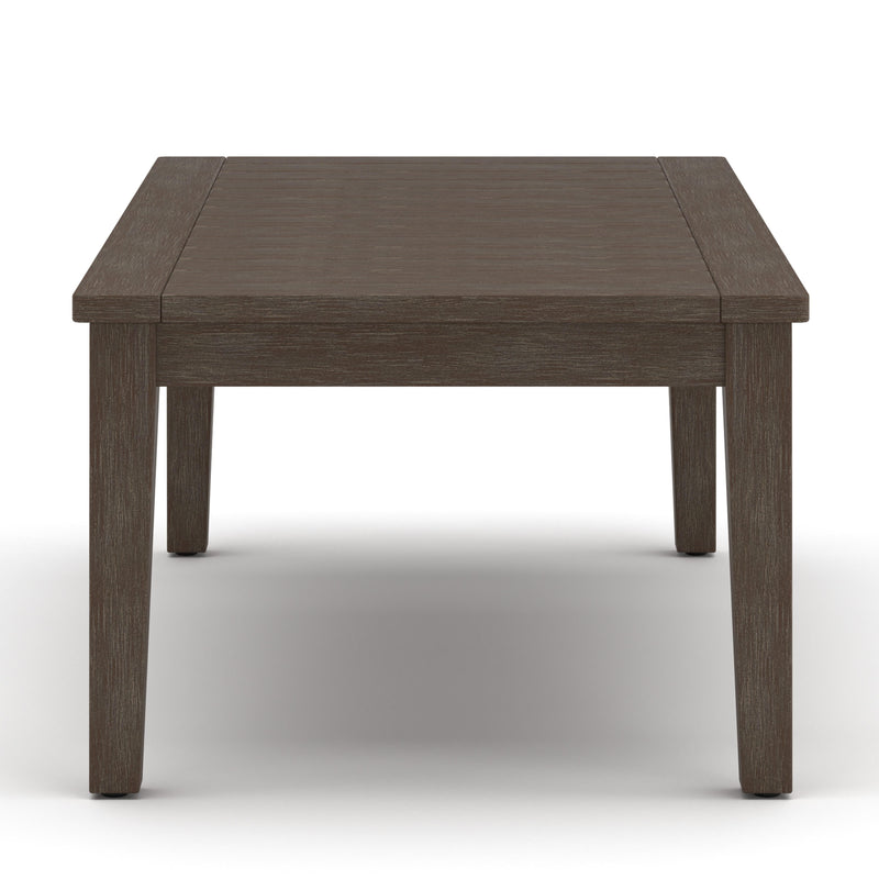 Adams Lane Dark Brown/Beige Outdoor Coffee Table - PCP602-701