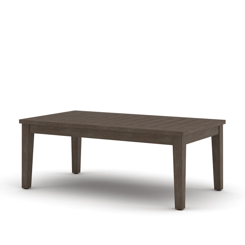 Adams Lane Dark Brown/Beige Outdoor Coffee Table - PCP602-701