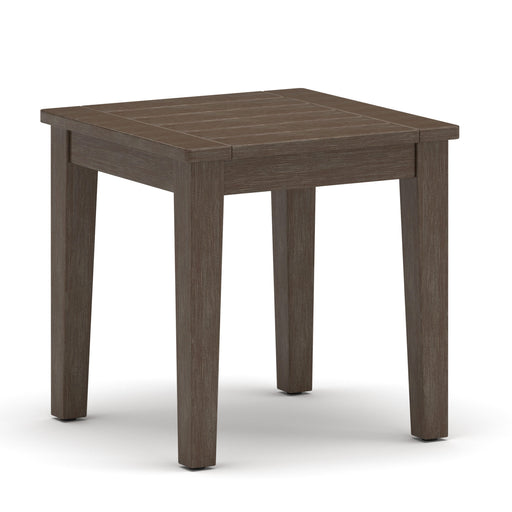 Adams Lane Dark Brown/Beige Outdoor End Table - PCP602-702