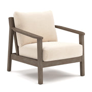 Adams Lane Dark Brown/Beige Outdoor Lounge Chair (Set of 2) - PCP602-820