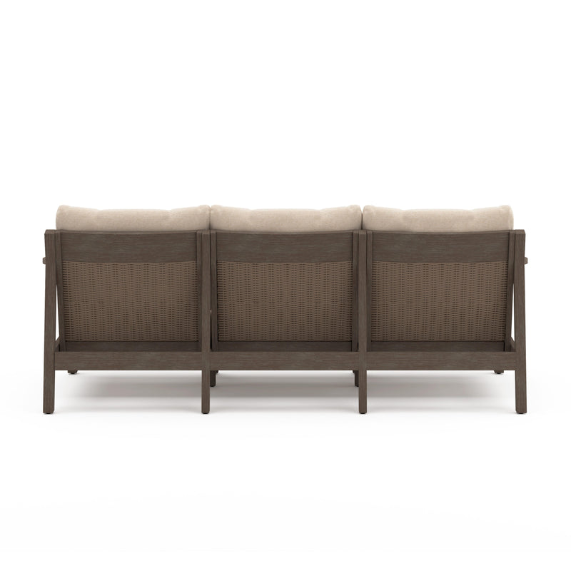 Adams Lane Dark Brown/Beige Outdoor Sofa - PCP602-838