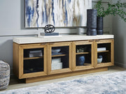 Adanworth Light Brown/Gray Accent Cabinet - A4000731