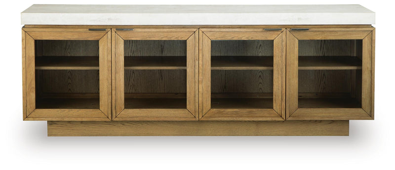 Adanworth Light Brown/Gray Accent Cabinet - A4000731