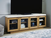 Adanworth Light Brown/Gray Accent Cabinet - A4000731
