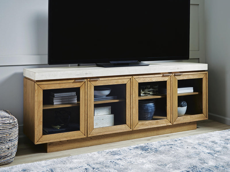 Adanworth Light Brown/Gray Accent Cabinet - A4000731