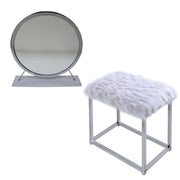 Adao Vanity Mirror & Stool - AC00935