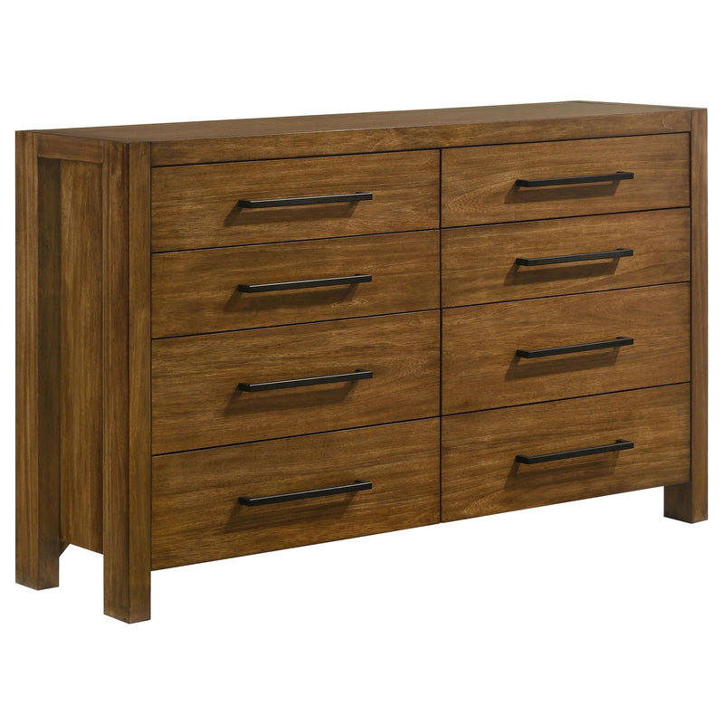 Adderley 4-piece Eastern King Bedroom Set Warm Brown - 215851KE-S4