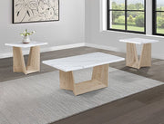 Adea 3 - Pk Cktl Set Base - White Oak - DMV FurnitureCoffee Table (3 Boxes)