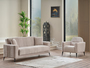 Adela Chair Cream in Cream - 101-ADE-ELI02-B