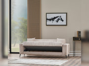 Adela Convertible Sofa Cream in Cream - 101-ADE-ELI02-3