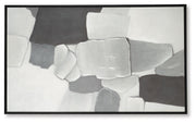 Adilson White/Gray/Black Wall Art - A8000463