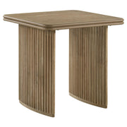 Adina 2-piece Wood Coffee Table Set Distressed Light Brown - 722858-S2