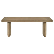 Adina 2-piece Wood Coffee Table Set Distressed Light Brown - 722858-S2