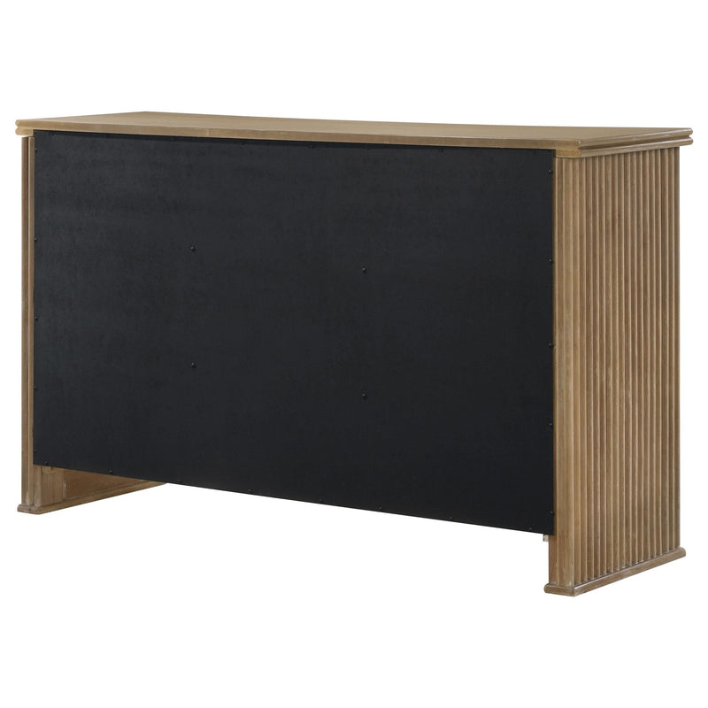 Adina 3-door 59-inch Sideboard Server Distressed Light Brown - 193615
