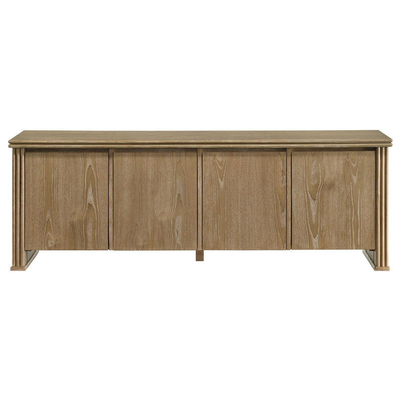 Adina 70-inch TV Stand Media Console Distressed Light Brown - 722933