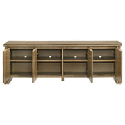Adina 70-inch TV Stand Media Console Distressed Light Brown - 722933