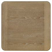 Adina Square Wood Side End Table Distressed Light Brown - 722857