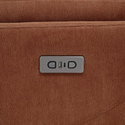 Adler Upholstered Power Swivel Glider Recliner Rust - 610433P