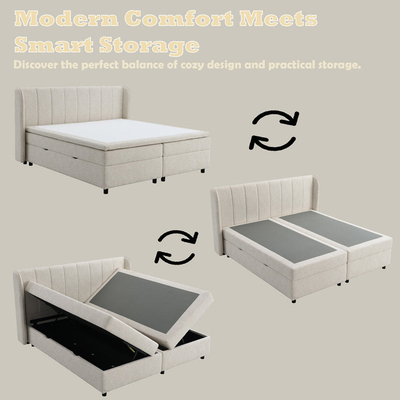 Adonia Queen Bed w/Storage - BD06012Q