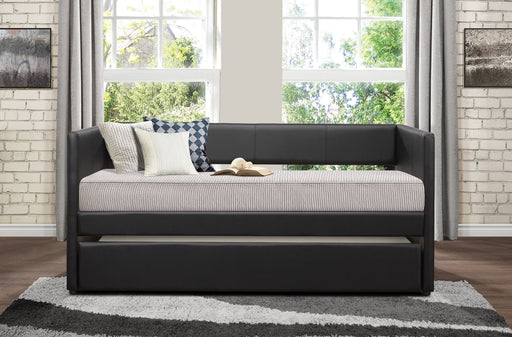 Adra Black Twin Daybed with Trundle - DMV FurnitureDaybed