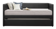Adra Black Twin Daybed with Trundle - DMV FurnitureDaybed