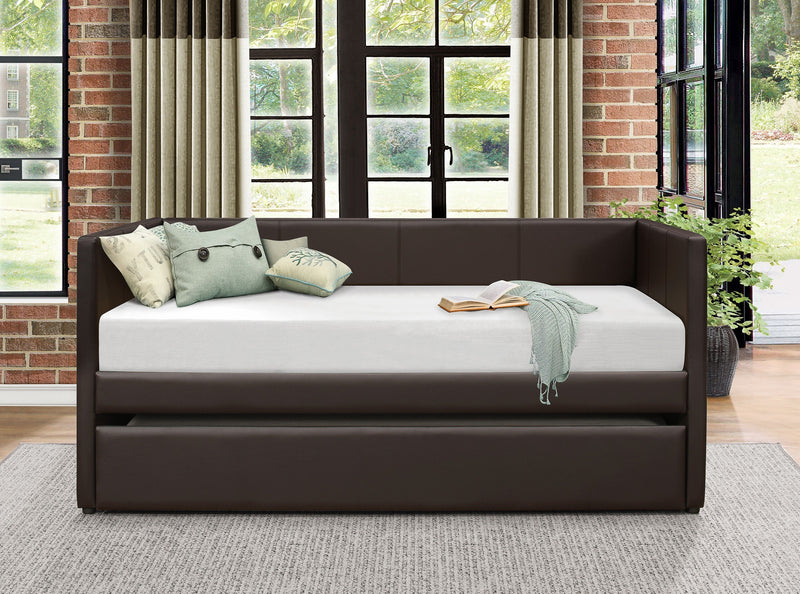 Adra Black Twin Daybed with Trundle - DMV FurnitureDaybed