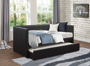 Adra Dark Brown Daybed with Trundle - DMV FurnitureDaybed