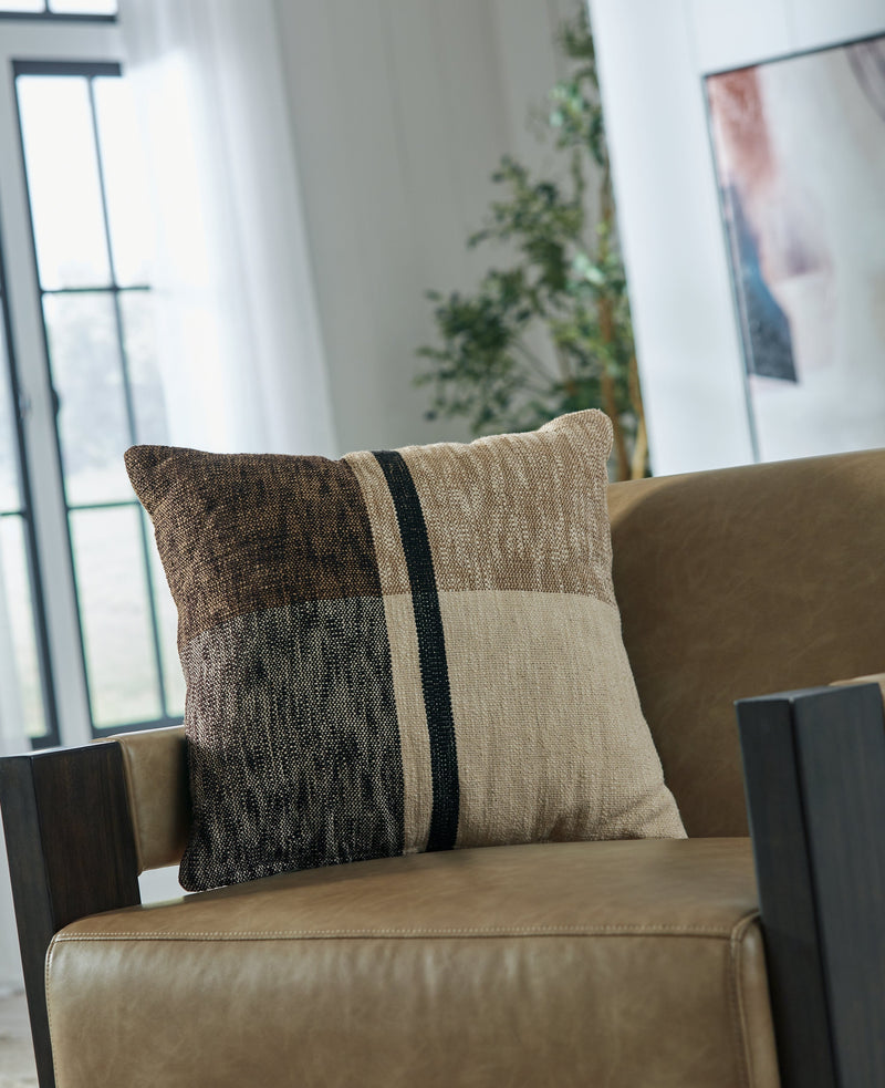 Adrielton Black/Brown/Tan Pillow - A1001065P