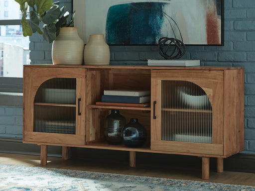 Adway Natural Brown Accent Cabinet - A4000709