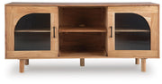 Adway Natural Brown Accent Cabinet - A4000709