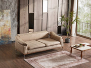Ahsen 3-pieces (Sofa & 2 Chair) Livingroom Set Beige in Beige - 200-AHS-MODBEIGE-311