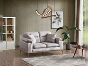 Ahsen 3-pieces (Sofa & Loveseat & Chair) Livingroom in Anthracite - 200-ELIF-AHS-MOD-ANT-321