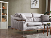 Ahsen 3-pieces (Sofa & Loveseat & Chair) Livingroom in Anthracite - 200-ELIF-AHS-MOD-ANT-321