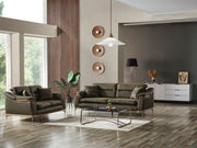 Ahsen 4-pieces (2 Sofa & 2 Chair) Livingroom Set Khaki in Khaki - 200-AHS-MODHAKI-3311
