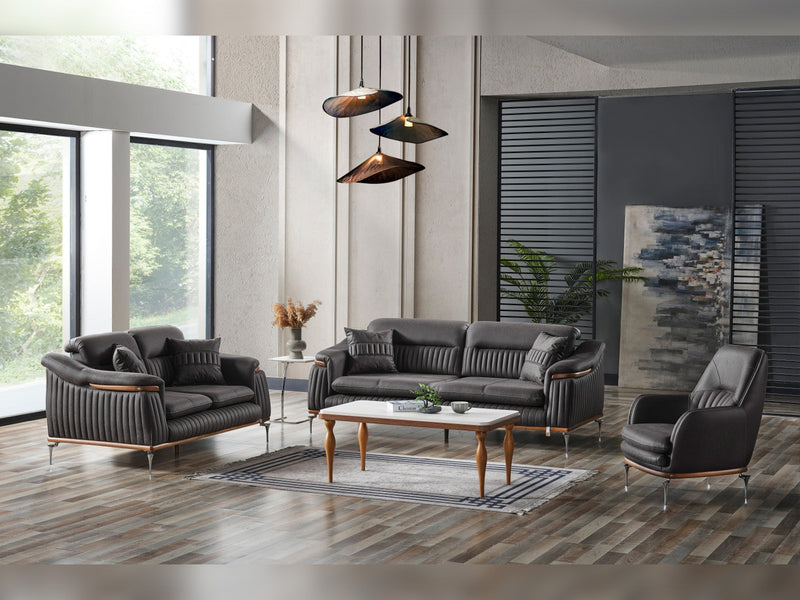Ahsen Chair in Khaki - 200-ELIF-AHS-MOD-KHA-B
