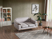 Ahsen Convertible Loveseat in Light Grey - 200-ELIF-AHS-MOD-LGRY-2