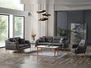 Ahsen Convertible Loveseat in Light Grey - 200-ELIF-AHS-MOD-LGRY-2