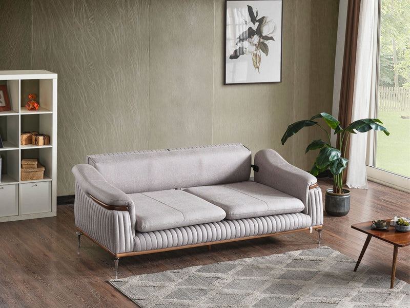 Ahsen Convertible Sofa in Beige - 200-ELIF-AHS-MOD-BEI-3