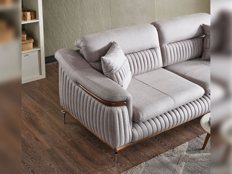 Ahsen Convertible Sofa in Beige - 200-ELIF-AHS-MOD-BEI-3