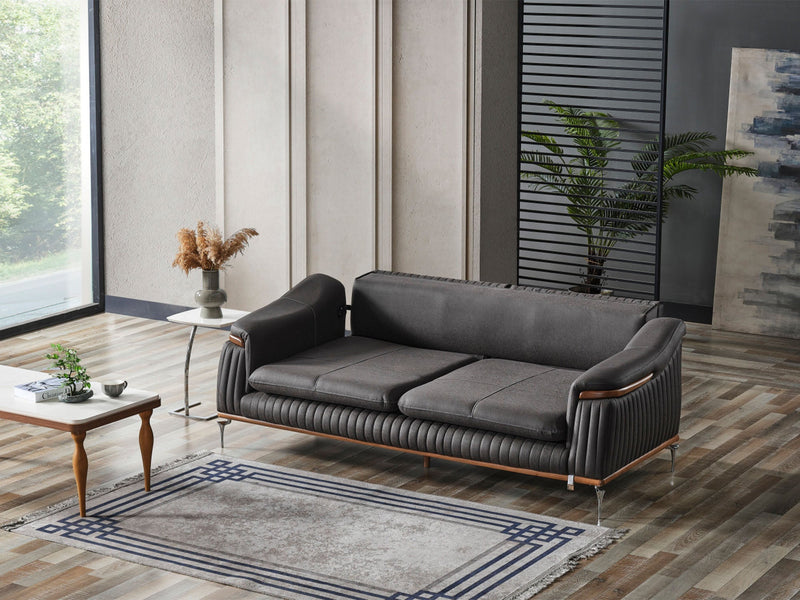 Ahsen Convertible Sofa in Light Grey - 200-ELIF-AHS-MOD-LGRY-3