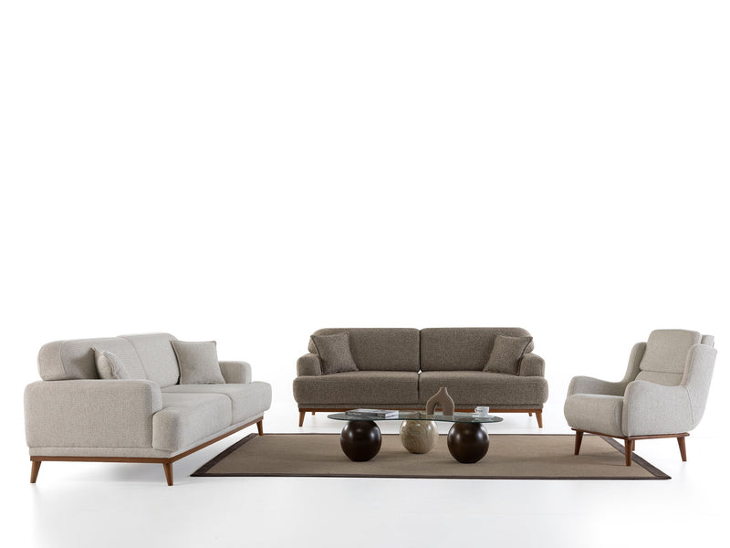 Aida Convertible Sofa in Brown - 200-ZEN-AID-BRO-3