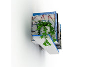 Air Minus Shelf in White-Yellow - 760-AIR-RF160202