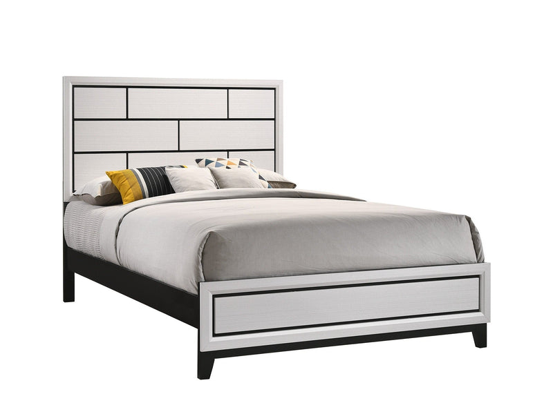 Akerson Chalk Full Panel Bed - DMV FurnitureFull Bed