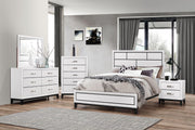Akerson Chalk King Panel Bed - DMV FurnitureKing Bed