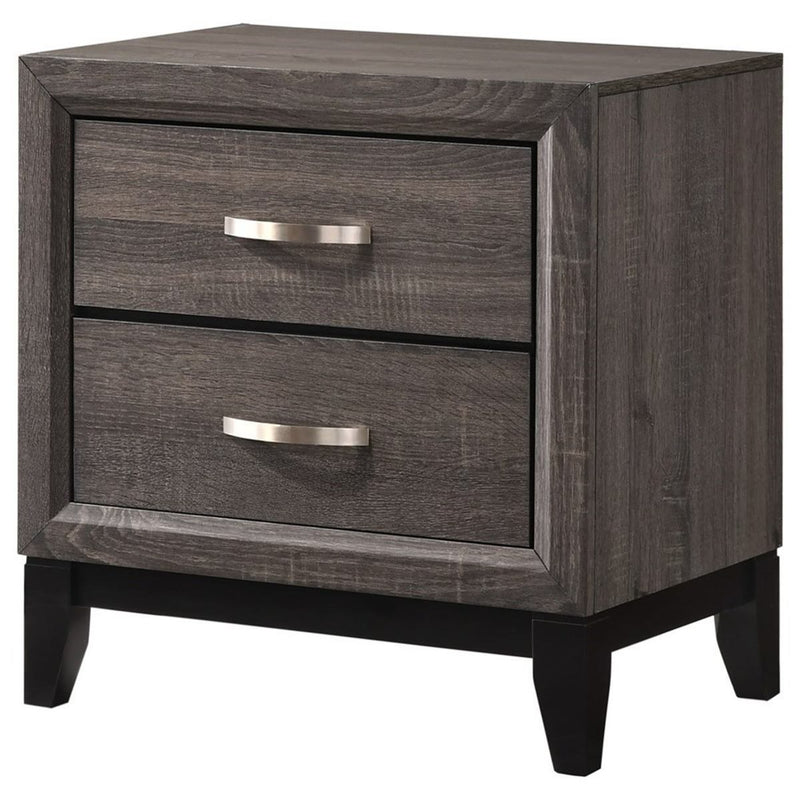 Akerson Gray Nightstand - DMV FurnitureNightstand