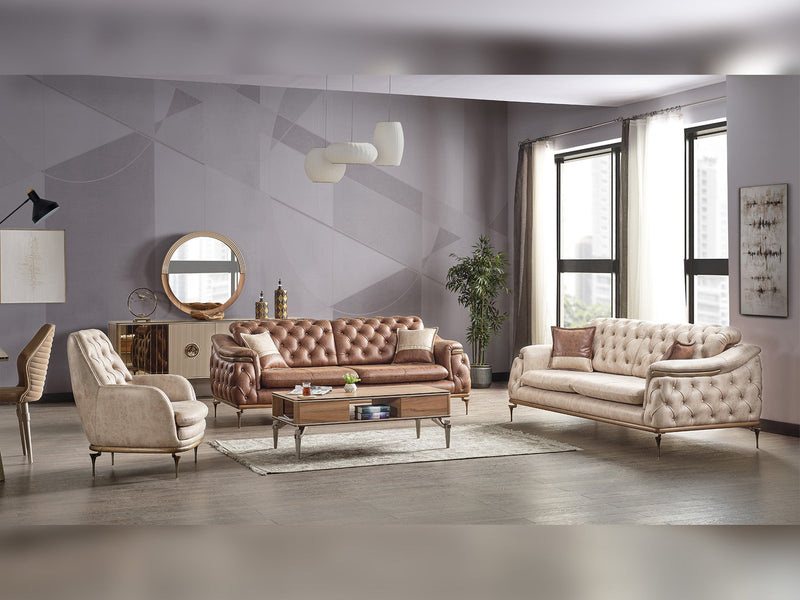 Akik Convertible Loveseat in Anthracite - 200-ELIF-AKI-E113-2