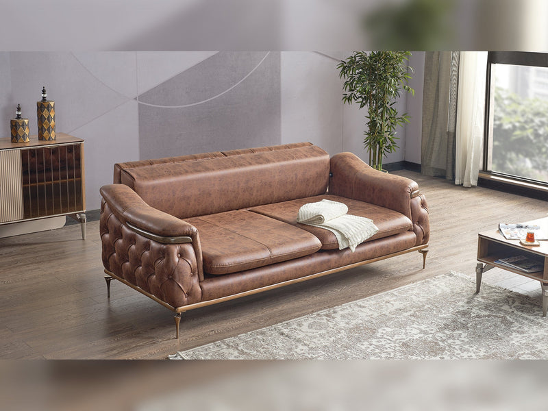 Akik Convertible Loveseat in Anthracite - 200-ELIF-AKI-E113-2