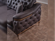 Akik Convertible Loveseat in Beige - 200-ELIF-AKI-E112-2